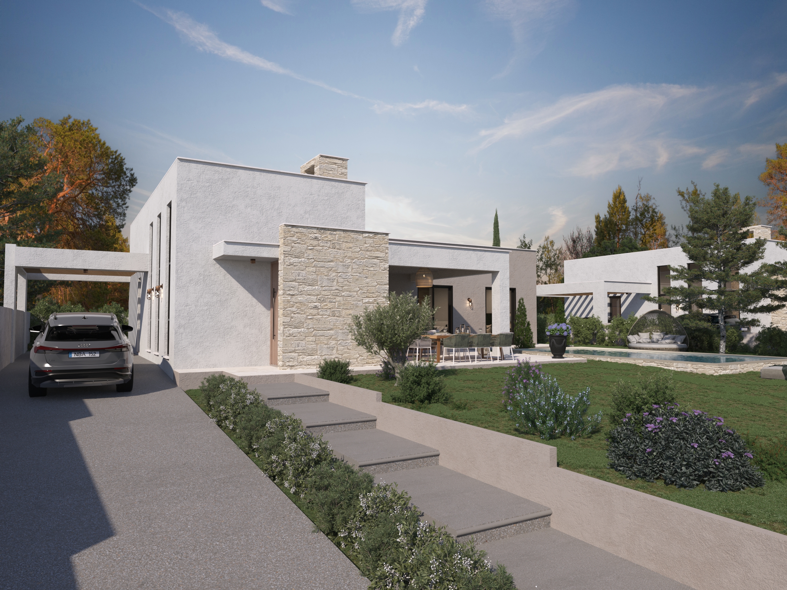 23-207 LEVEL TYPE B VIEW 5 Modern 4 – Bedroom Detached Houses for Sale, Souni, Limassol