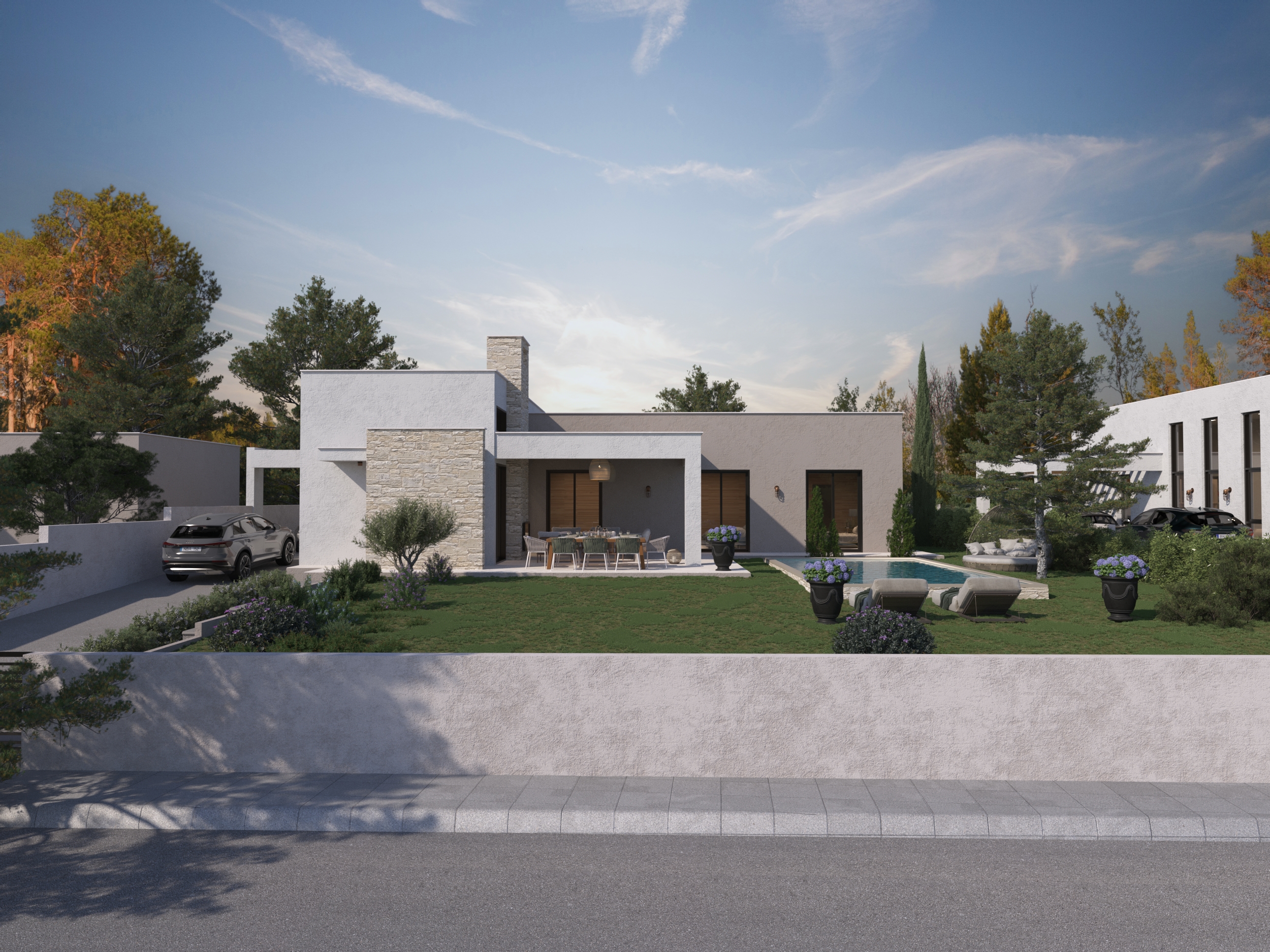 23-207 LEVEL TYPE B VIEW 6 Modern 4 – Bedroom Detached Houses for Sale, Souni, Limassol