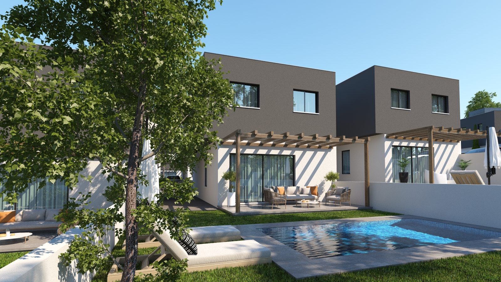 Modern 3-Bedroom Detached Houses for Sale , Apesia, Limassol